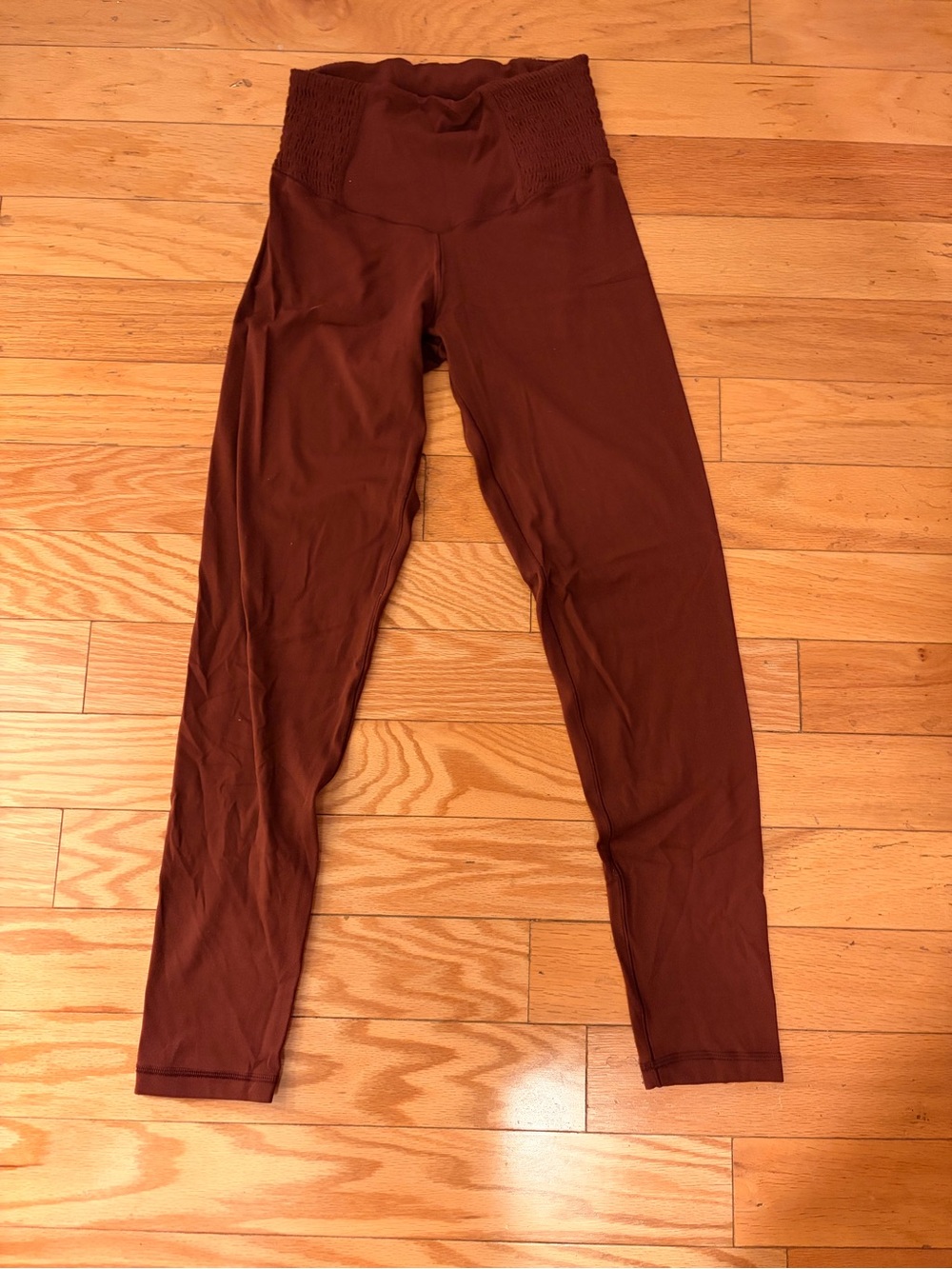 High-Rise Women’s Leggings — red